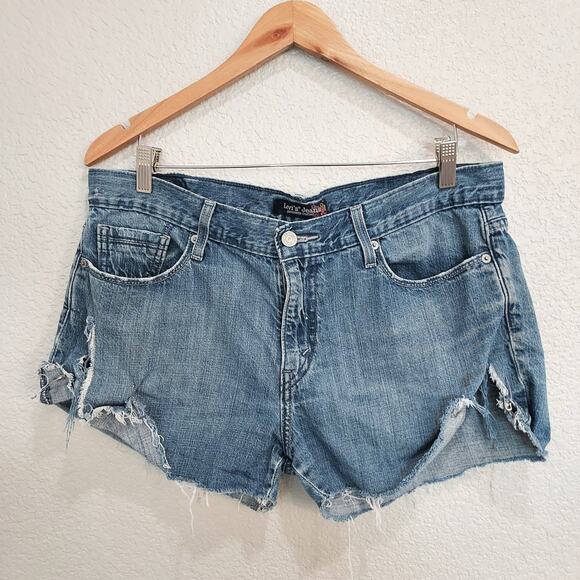 Levi's Pants - Levi's Super Distressed Cut Off Shorts Size 13
